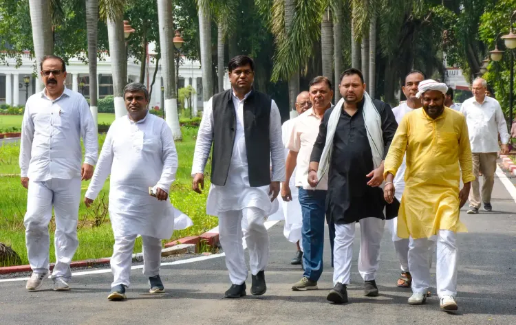 BJP, JD(U) slam Mahagathbandhan's Patna march as 'political frustration'