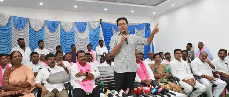 Is the Political Landscape in Telangana Shifting? KTR Comments on Congress Defeat in Panchayat Polls