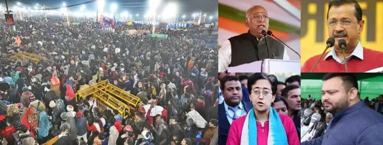 Political Parties Mourn Maha Kumbh Disaster; Kharge Critiques Inadequate Arrangements