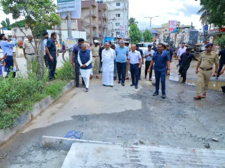Is the Pothole Crisis Being Addressed? CM Siddaramaiah Inspects Bengaluru Roads