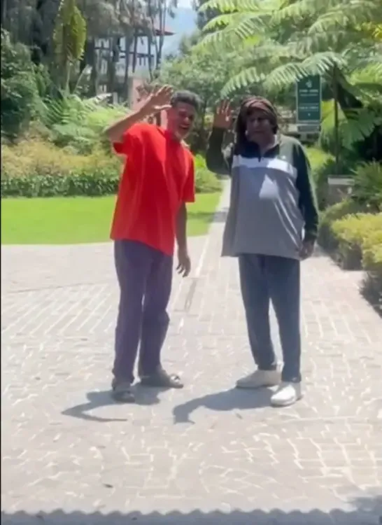 Did Prabhu Deva Just Share a Heartwarming Video of Vadivelu Singing 'Pon Ondru Kanden' at Mount Bromo?