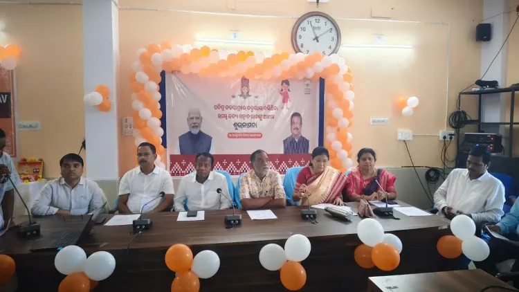 Pradhan Celebrates Newborn Girls at Dhenkanal Navaratri Event