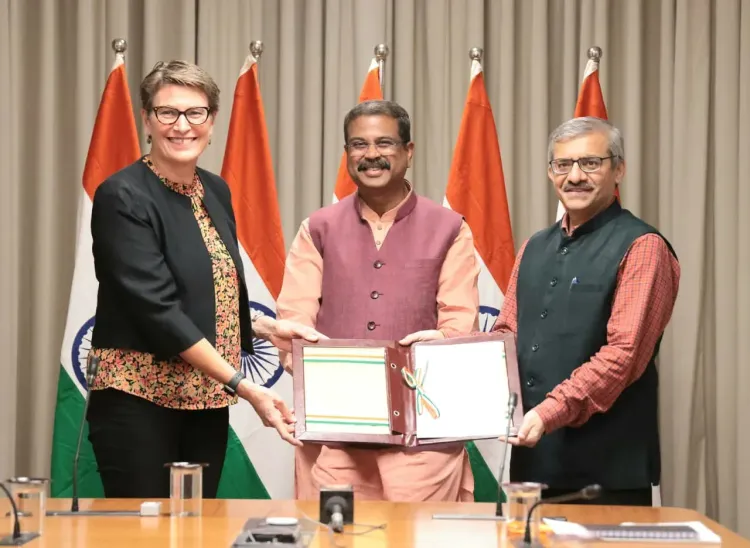 Pradhan Hands Approval Letters to York, Bristol, UNSW for India Campuses