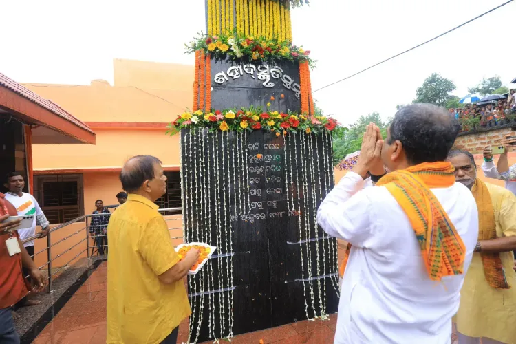 Pradhan joins Tiranga Padayatra honouring Veer Baji Rout in Dhenkanal
