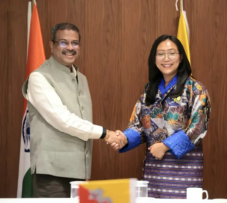 Pradhan meets Bhutan Education Minister, eyes deeper ties