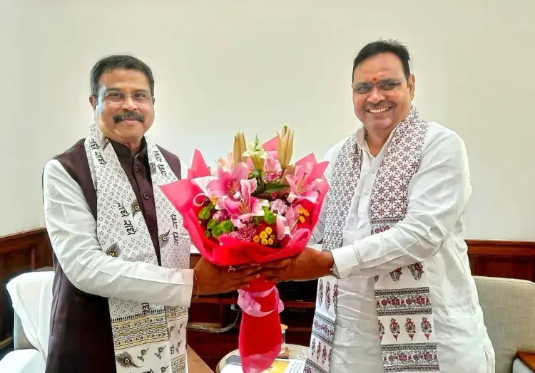 Pradhan Thanks CM Bhajan Lal for Birthday Wishes
