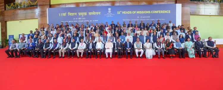 PM मोदी ने 11वें मिशन प्रमुख सम्मेलन को किया संबोधित, 2047 तक विकसित भारत की कूटनीतिक रणनीति पर मंथन