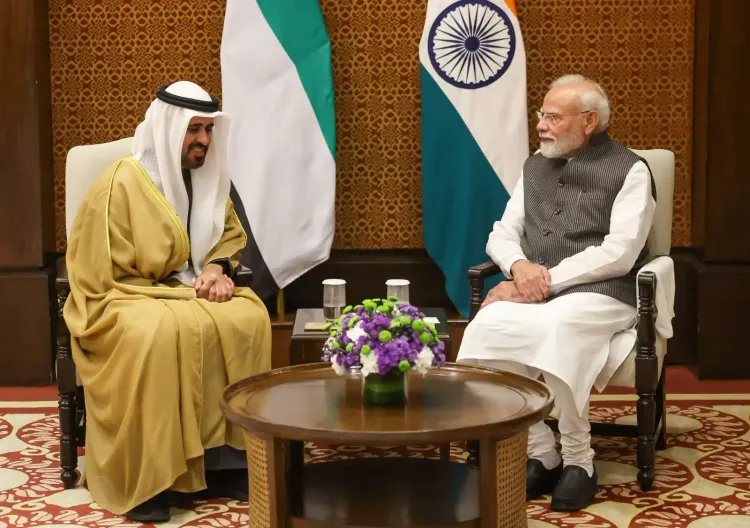 PM मोदी से मिले यूएई के शेख थियाब बिन मोहम्मद, भारत-UAE रणनीतिक साझेदारी पर चर्चा