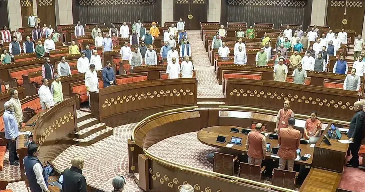 राज्यसभा ने मानसून आपदाओं में मारे गए लोगों को दी श्रद्धांजलि, सभापति राधाकृष्णन ने जताया शोक
