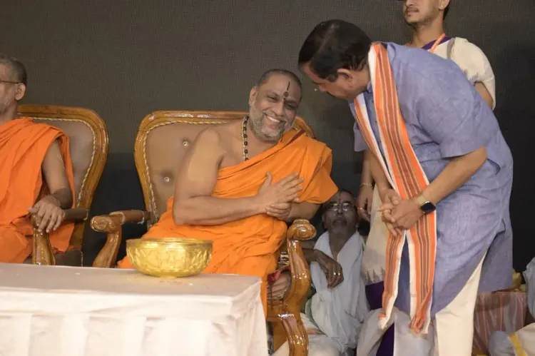 Pralhad Joshi attends Madhwa hostel diamond jubilee in Hubballi