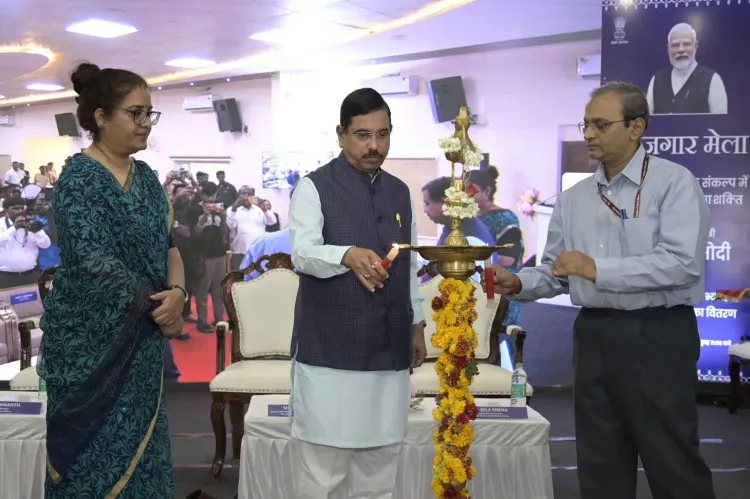 Pralhad Joshi Distributes Appointment Letters at Hubballi Rozgar Mela