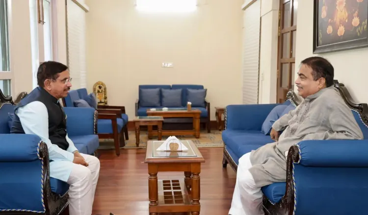 Pralhad Joshi Greets Nitin Gadkari on Birthday