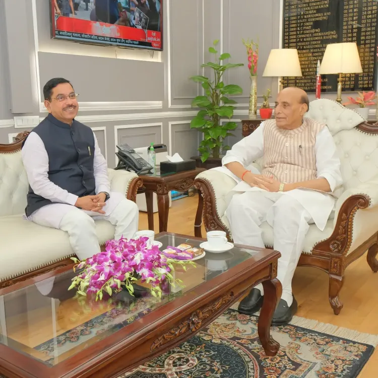 Pralhad Joshi Greets Rajnath Singh on Birthday
