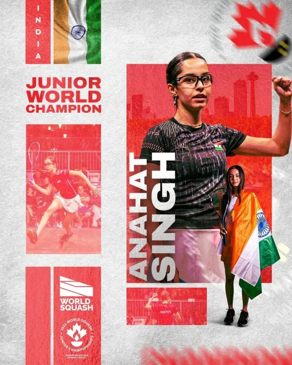 Pralhad Joshi Hails Anahat Singh's World Junior Squash Title