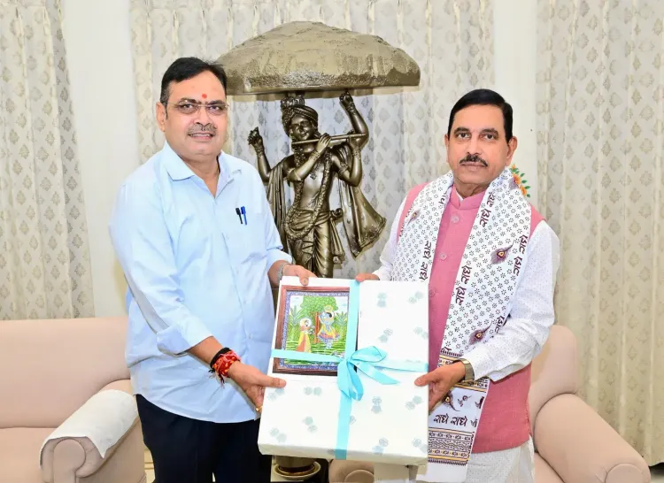 Pralhad Joshi Meets Rajasthan CM on NEP 2020 and Solar Push