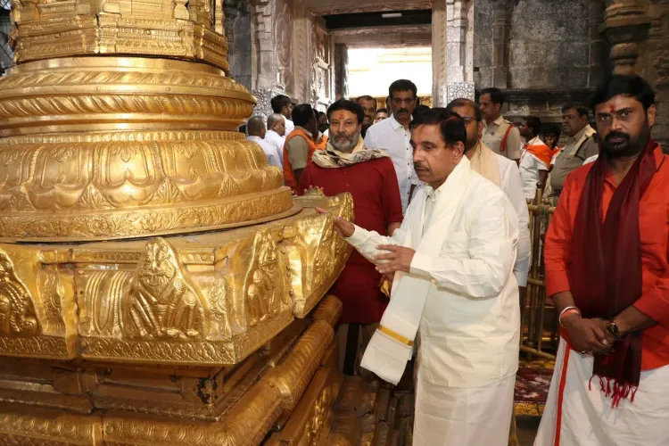 Pralhad Joshi Offers Prayers at Tirumala, Tirupati Temples