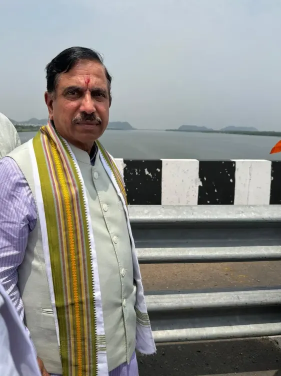 Pralhad Joshi Reviews West Bypass Works at Gollapudi