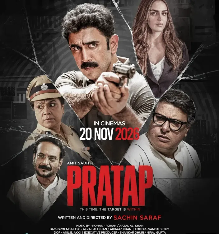 'Pratap' first look out: Amit Sadh as encounter specialist in duty-vs-justice thriller