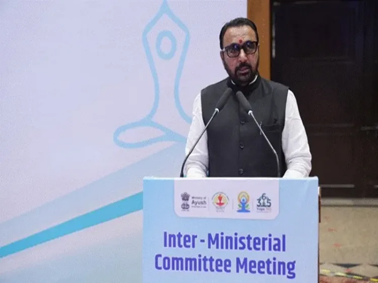 IDY 2026: Prataprao Jadhav chairs IMC meet, targets 30 crore participants