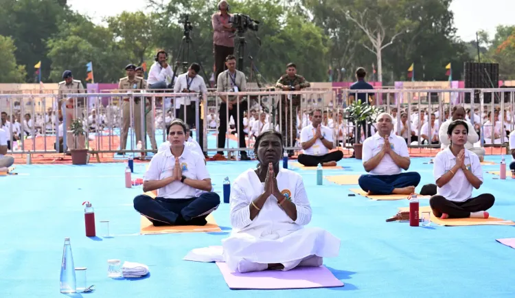 International Yoga Day 2025: President Murmu leads grand event in Jabalpur