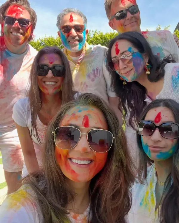 Preity Zinta Celebrates a Joyful Holi with Her Kids