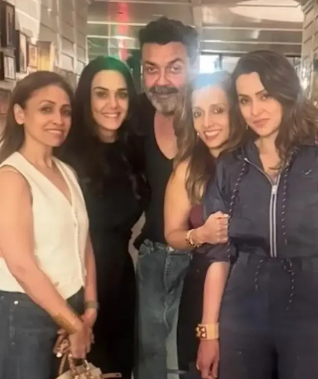 Preity Zinta and Bobby Deol Enjoy a Fun Reunion