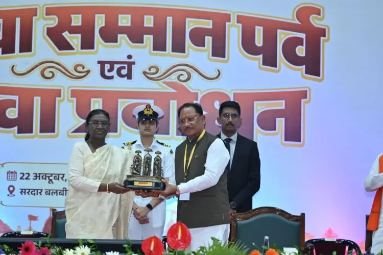 President Murmu at Seva Samman Parv in Raipur