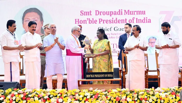 How Has President Murmu Celebrated St. Thomas College’s 75-Year Legacy of Learning and Social Justice?