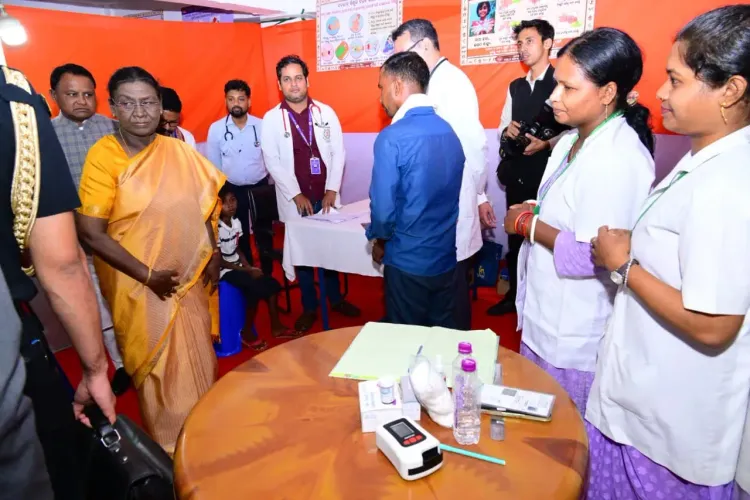 President Murmu Inaugurates AIIMS Health Camp in Mayurbhanj