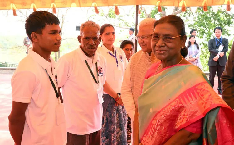 President Murmu lauds Cheetah Mitras at Kuno National Park visit