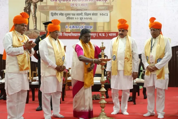 President Murmu Presides Over RDV University Convocation in Jabalpur