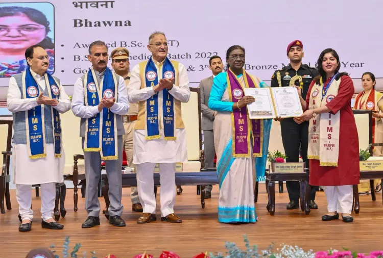 President Murmu flags rising healthcare costs at AIIMS Bilaspur's first convocation