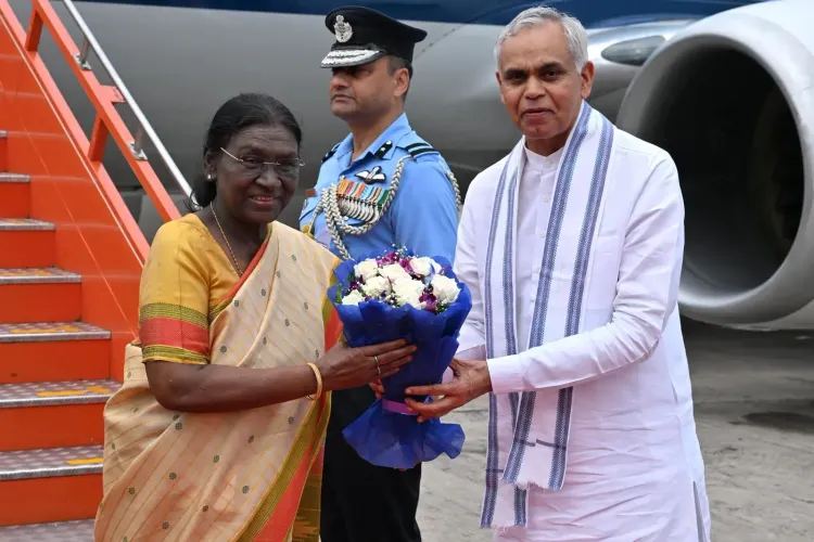 President Murmu arrives in Gujarat for 3-day visit, heads to Kevadia for Film Awards