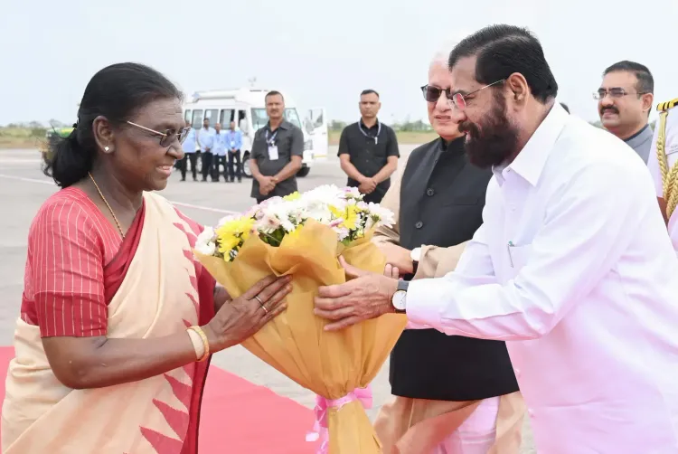 President Murmu hoists Kumbh flag at Nashik's Ramkund, first woman to do so