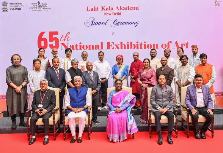 Lalit Kala Akademi awards 2026: Murmu urges support for emerging artists
