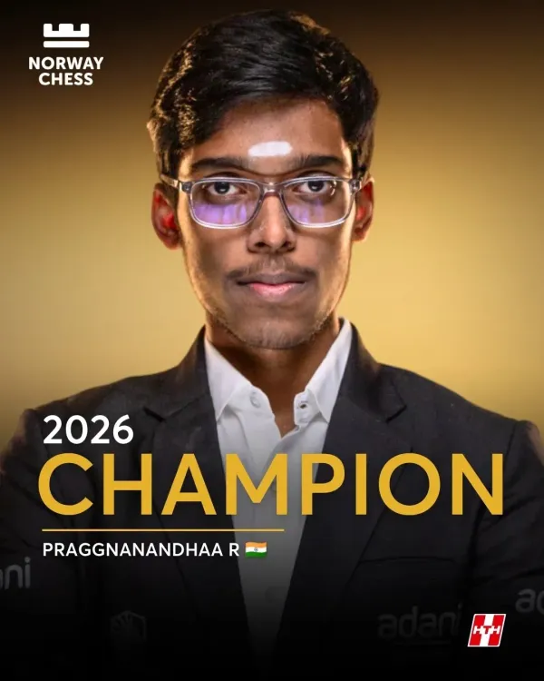 Priyanka Gandhi hails Praggnanandhaa's Norway Chess win