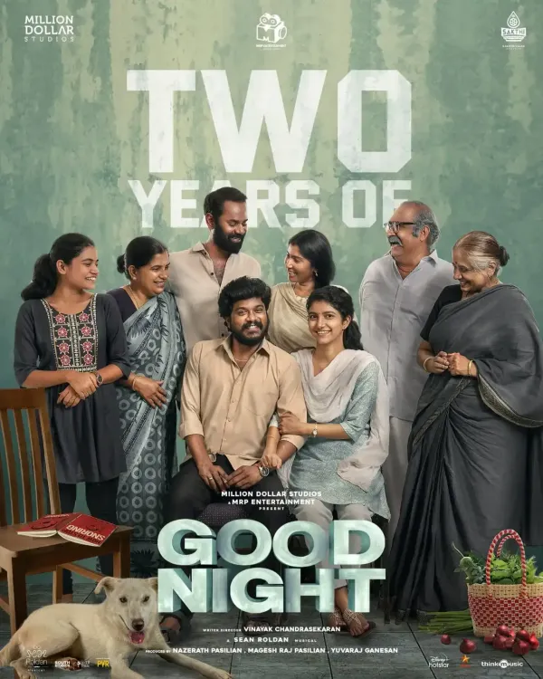 Did Producer Yuvaraj Ganesan Write an Emotional Post for the Two-Year Anniversary of 'Good Night'?