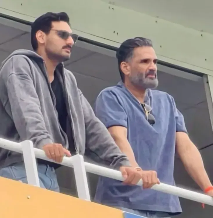 Is Suniel Shetty Proudly Celebrating Ahan's Birthday?