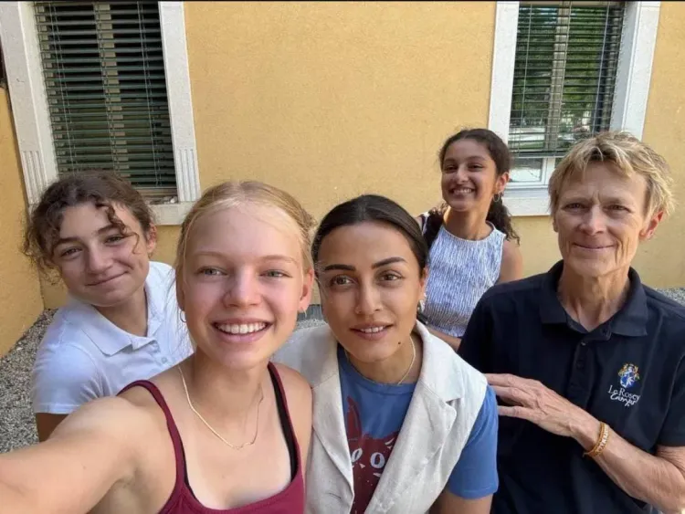 Namrata Shirodkar emotional as daughter Sitara's international camp ends