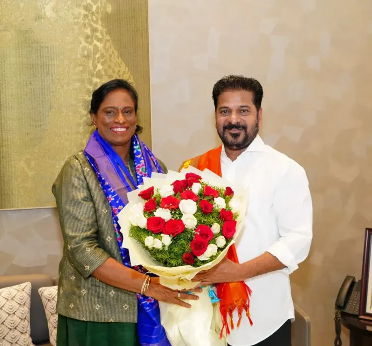 PT Usha Calls on CM Revanth Reddy Ahead of YIPESU Launch