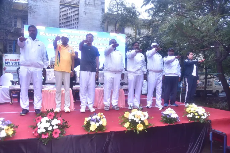 क्या केंद्रीय मंत्री मनसुख मांडविया ने 'संडेज ऑन साइकिल' के 58वें संस्करण को हरी झंडी दिखाई?