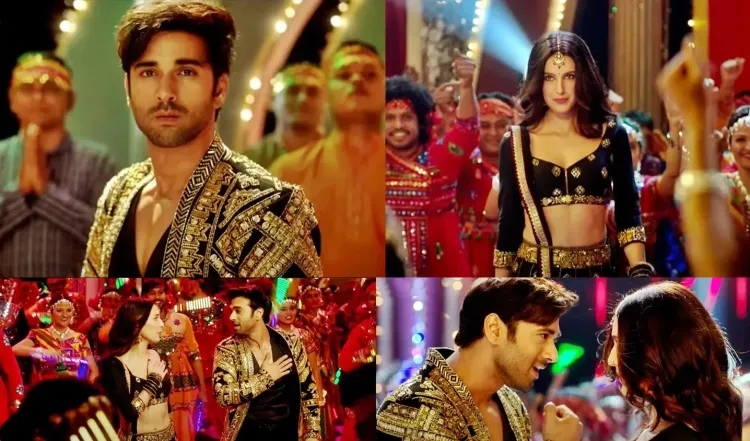 How do Pulkit and Isabelle Celebrate the Fusion of Cultures in ‘Ban Piya’ from ‘Suswagatam Khushaamadeed’?