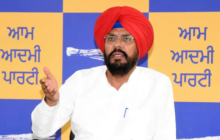 AAP's Dhaliwal accuses BJP of stoking tension in Punjab ahead of polls