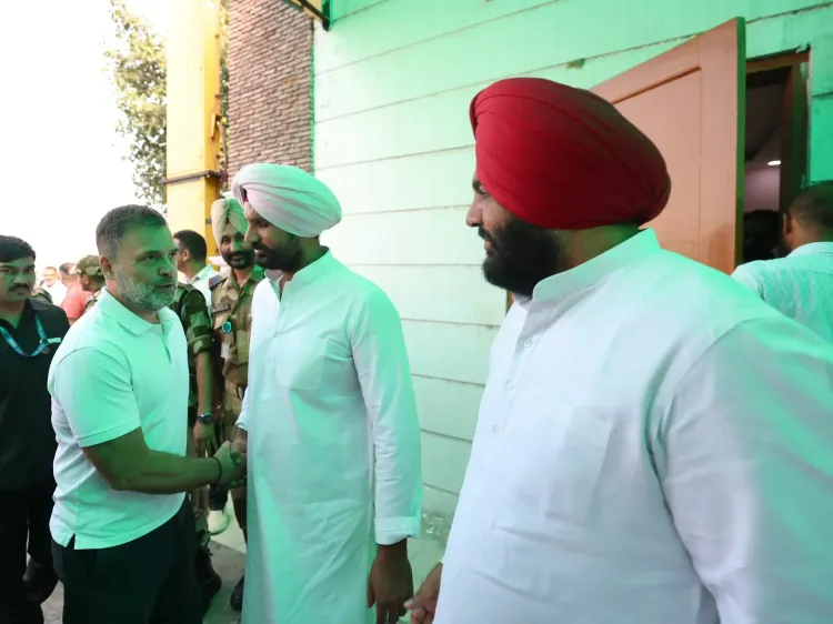 क्या राहुल गांधी पंजाब के बाढ़ प्रभावित क्षेत्रों का दौरा कर रहे हैं?