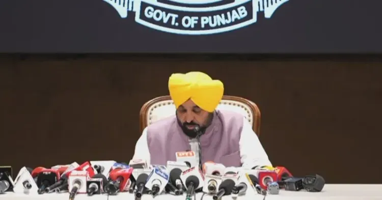 Punjab CM Bhagwant Mann to Hold Live Press Conference in Chandigarh
