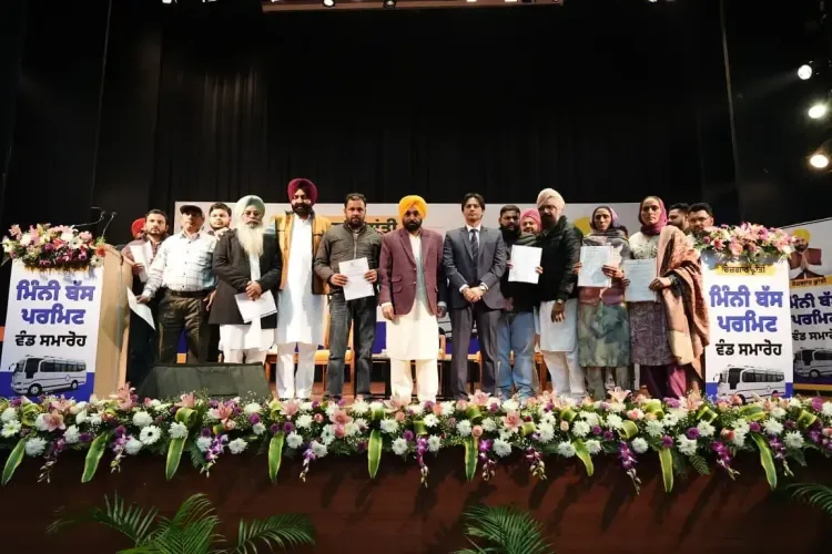 Did Punjab CM Mann Just Hand Over 505 Mini-Bus Permits to Unemployed Youth?