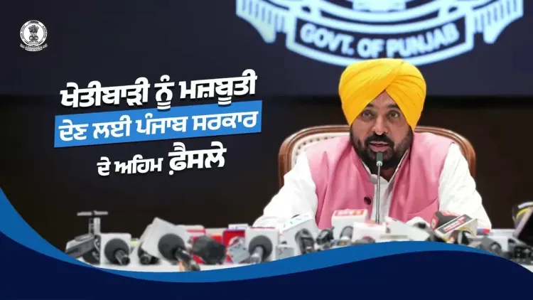 Punjab CMO: Mann clears farm aid steps, urges co-op bank accounts