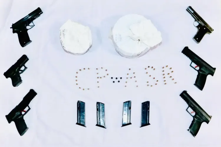 पंजाब में सीमा पार हथियार और नशीले पदार्थों की तस्करी का बड़ा खुलासा, 6 आरोपी गिरफ्तार