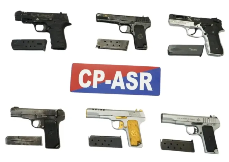 Amritsar Police Uncover Cross-Border Arms Smuggling Ring; Six Firearms Confiscated