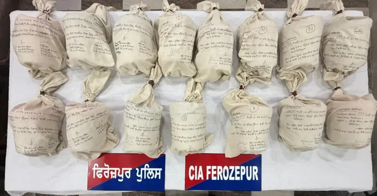 How did Punjab Police dismantle a cross-border smuggling operation and seize 15.7 kg of heroin?